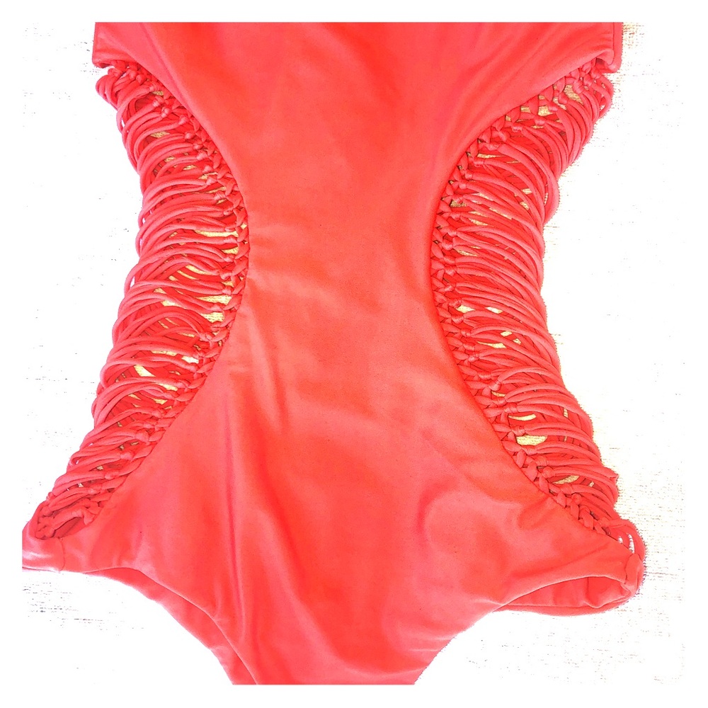 Mikoh strapless one piece swimsuit